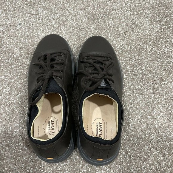 Samuel Hubbard Men's 8.5 Flight Casual Sneaker Espresso Brown Leather 2421 new - Picture 6 of 8